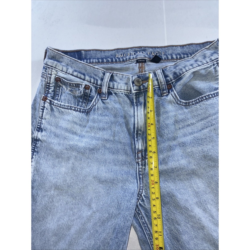 American Eagle Low Rise Baggy Flare Y2K Jeans Women's Size 2 Long - Picture 4 of 14